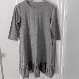 Gray T-shirt Dress